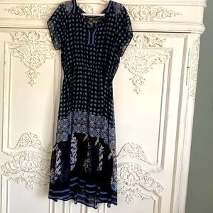 Taylor dress 👗 black & blue